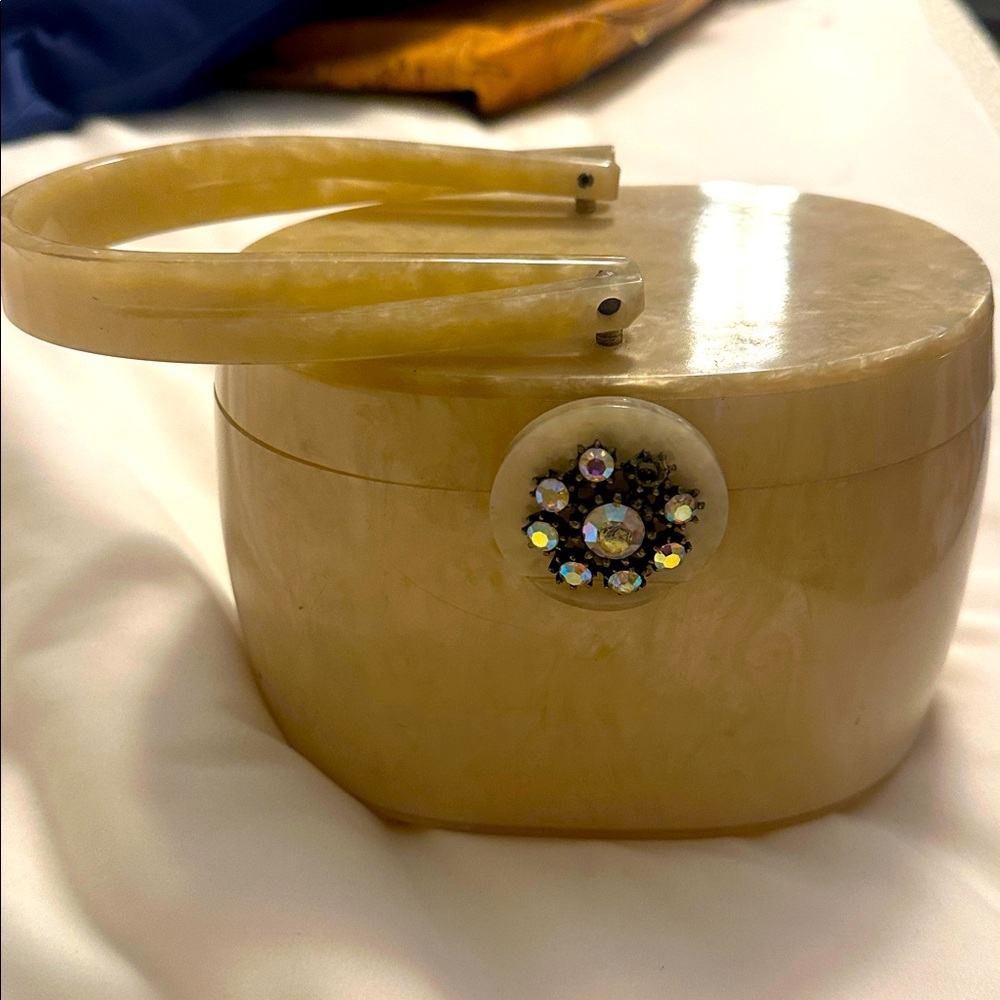 Vintage 1950s Lucite Purse